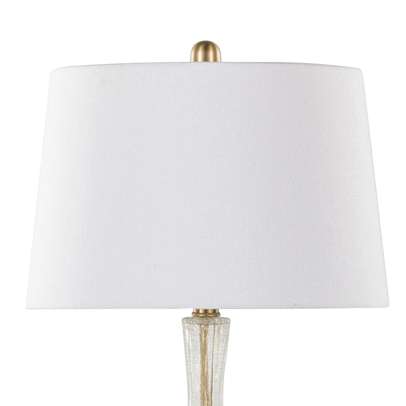 Pair of Lumi Source Jenny contemporary table lamps with sleek design and neutral shades, ideal for modern living spaces.