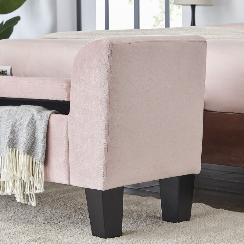 Mila - Ottoman Bench With Storage - R&R Furniture Gallery (Fountain Valley, CA)