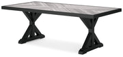 Beachcroft - Rect Dining Table W/Umb Opt - R&R Furniture Gallery (Fountain Valley, CA)