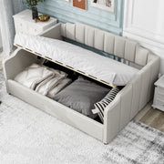 Modern Upholstered Daybed With Underneath Storage - R&R Furniture Gallery (Fountain Valley, CA)