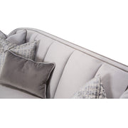 Roxbury Park - Velvet Sofa - Steel / Slate - R&R Furniture Gallery (Fountain Valley, CA)