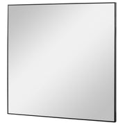 Uttermost Alexo square wall mirror with a sleek frame, perfect for modern interior decor.