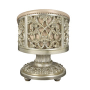 Sorina - Arm Chair - Synthetic Leather & Antique Gold - R&R Furniture Gallery (Fountain Valley, CA)
