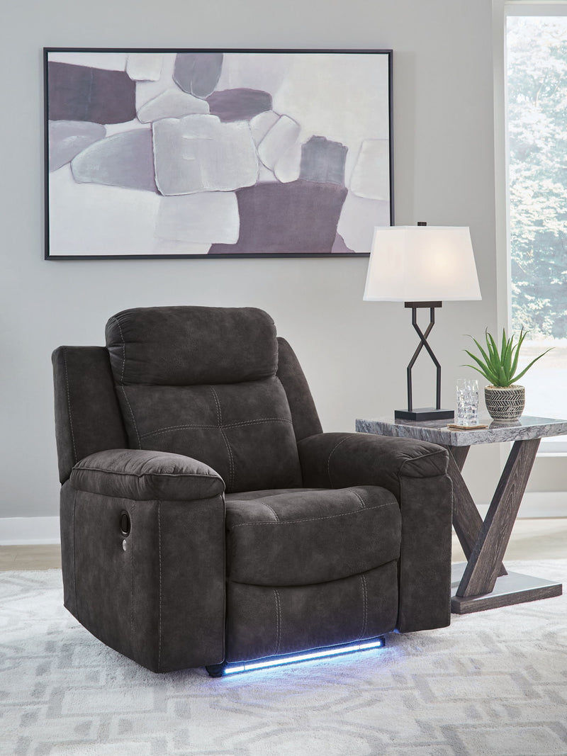 Brysonview - Zero Wall Recliner - Charcoal - R&R Furniture Gallery (Fountain Valley, CA)