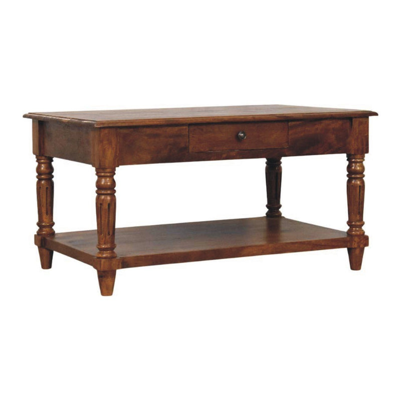 Turned Legs Drawer Table - R&R Furniture Gallery (Fountain Valley, CA)