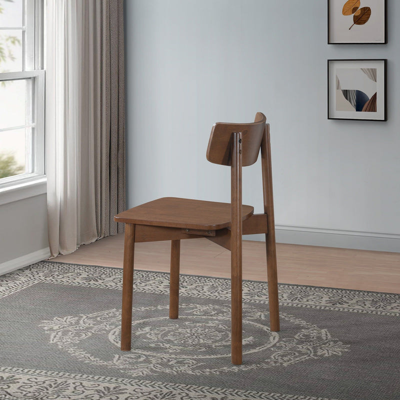 Dining Chair (Set of 2) - Brown - R&R Furniture Gallery (Fountain Valley, CA)