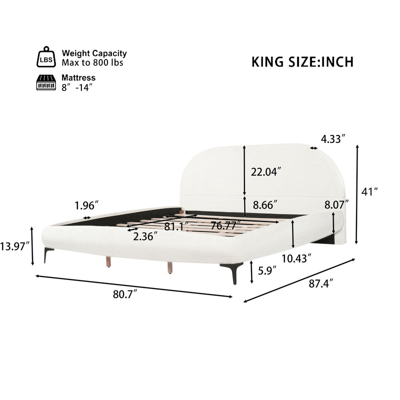 Luxury Upholstered Bed Frame