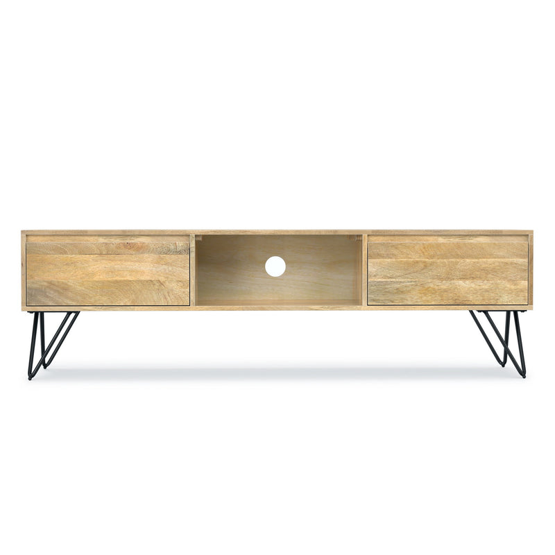 Hunter - Handcrafted TV Media Stand - Natural