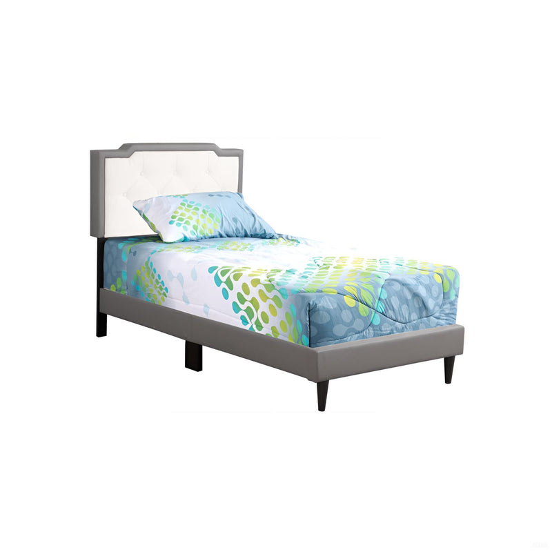 Bed (All in One Box) - Two Tone - R&R Furniture Gallery (Fountain Valley, CA)