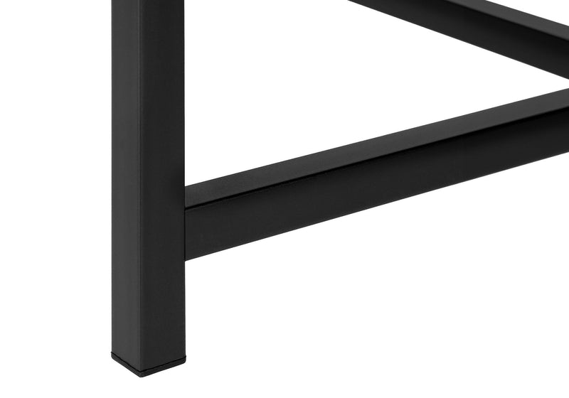 Corner Accent Console Table For Entryway, Contemporary & Modern - Black - R&R Furniture Gallery (Fountain Valley, CA)