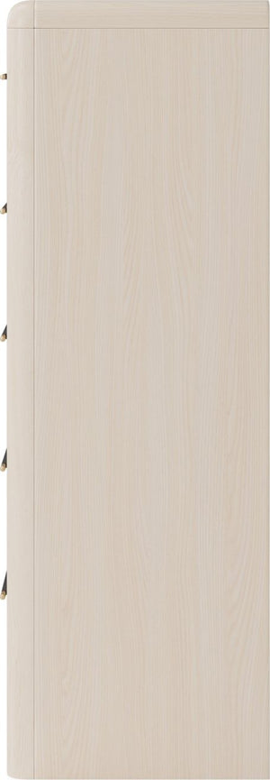 Wallen 5 Drawer Chest- Wht Snd - R&R Furniture Gallery (Fountain Valley, CA)