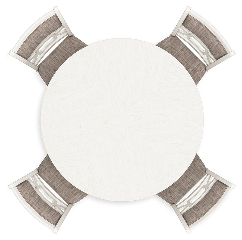 Erinberg - Dining Room Counter Table Set (Set of 5) - Antique White - R&R Furniture Gallery (Fountain Valley, CA)