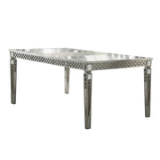 Kacela - Dining Table - Mirrored & Champagne - R&R Furniture Gallery (Fountain Valley, CA)