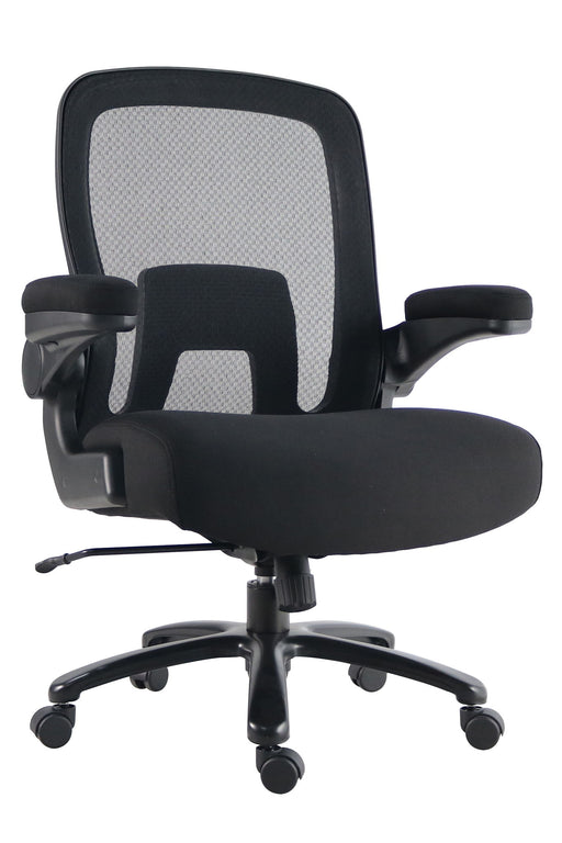 Dc - Mesh Desk Chair Big Man 500 Lb Lumbar - Black - R&R Furniture Gallery (Fountain Valley, CA)