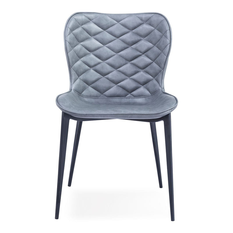 Felicia - Modern Grey & Black Dining Chair (Set of 2) — view 5