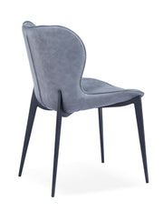 Felicia - Modern Grey & Black Dining Chair (Set of 2)