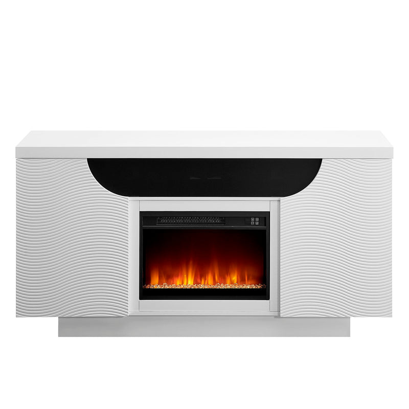 Alessia - Electric Fireplace With Multi Color LED And Flame Settings - R&R Furniture Gallery (Fountain Valley, CA)