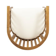 Outdoor Wooden Dining Chairs With Cushions (Set of 2) - R&R Furniture Gallery (Fountain Valley, CA)