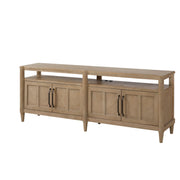 Entertainment Console With Storage - Sand - R&R Furniture Gallery (Fountain Valley, CA)