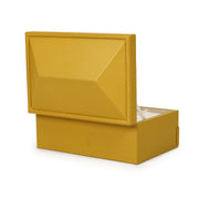 Knox - Vegan Leather Contract-Grade Jewelry Box - Mustard Yellow - R&R Furniture Gallery (Fountain Valley, CA)