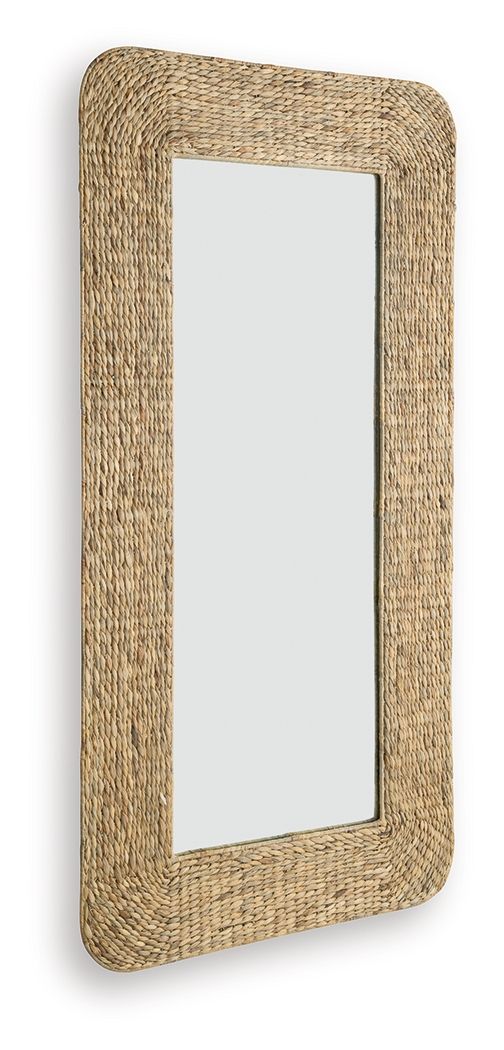 Norigan - Floor Mirror - Natural - R&R Furniture Gallery (Fountain Valley, CA)