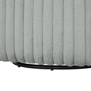 Alexa - Barrel Swivel Chair - Gray - R&R Furniture Gallery (Fountain Valley, CA)
