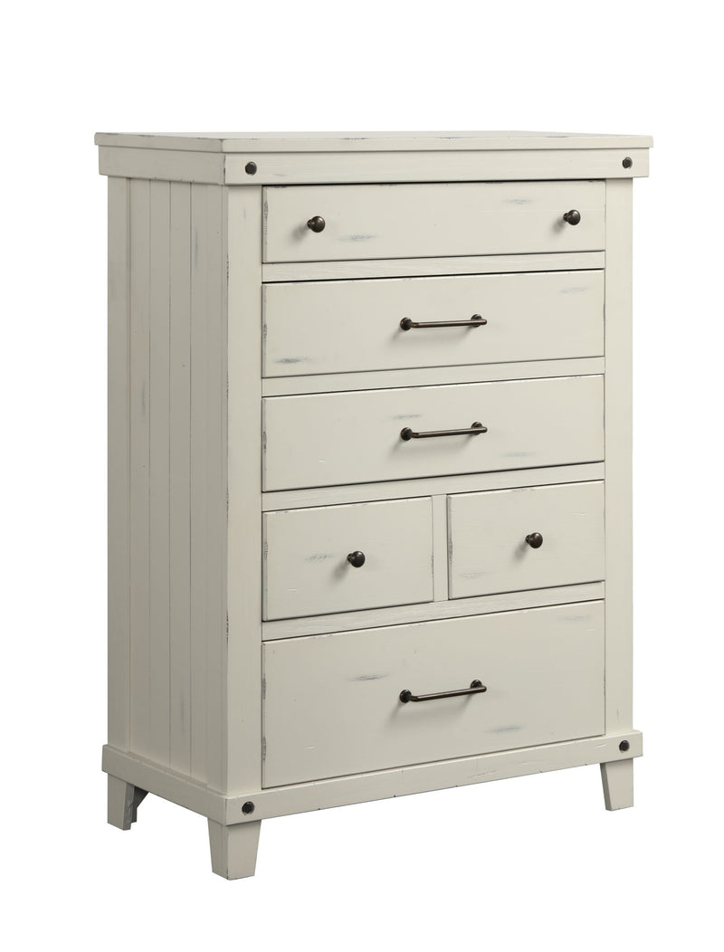 6 Drawer Chest - White - R&R Furniture Gallery (Fountain Valley, CA)
