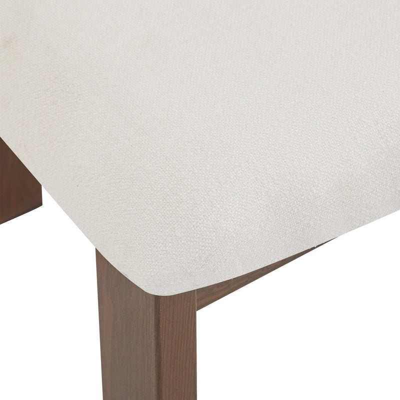 Modern Upholstered Armless Dining Chairs With Metal Legs - R&R Furniture Gallery (Fountain Valley, CA)