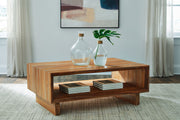 Dressonni - Rectangular Cocktail Table - Brown - R&R Furniture Gallery (Fountain Valley, CA)