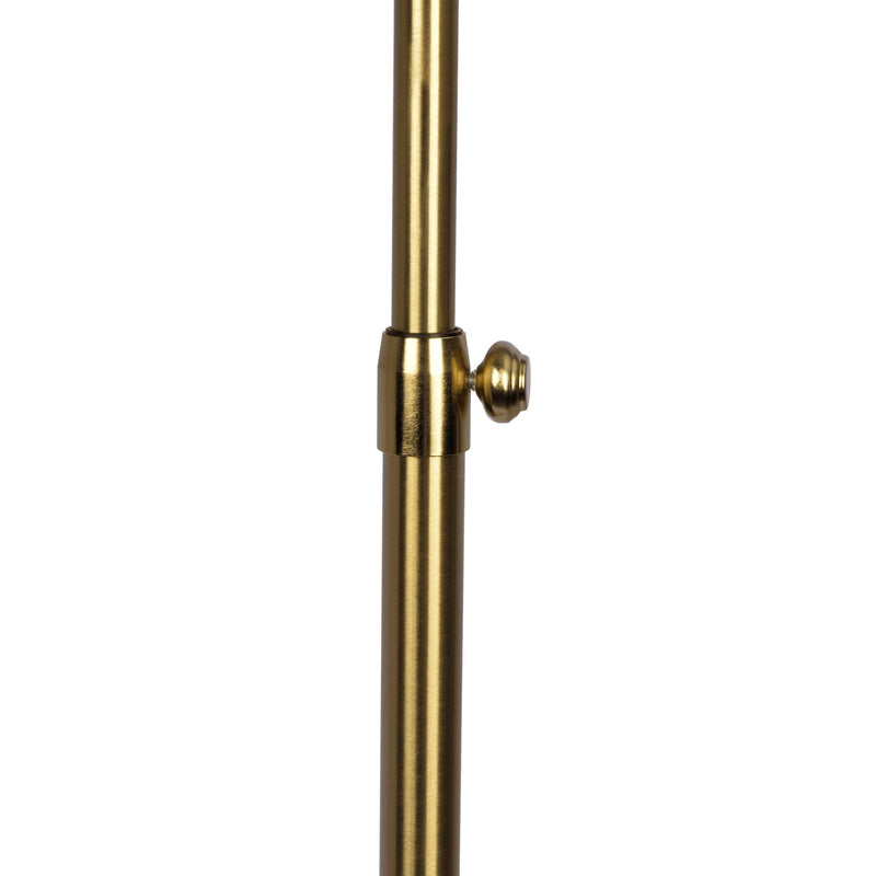 Verve - Floor Lamp With On / Off Switch Adjustable LED Round Base - Gold - R&R Furniture Gallery (Fountain Valley, CA)