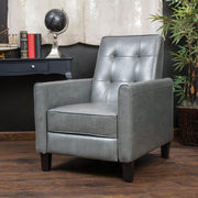 Wide Manual Club Recliner - Dark Gray - R&R Furniture Gallery (Fountain Valley, CA)
