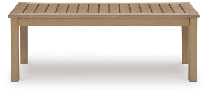 Hallow Creek - Rectangular Cocktail Table - Driftwood - R&R Furniture Gallery (Fountain Valley, CA)