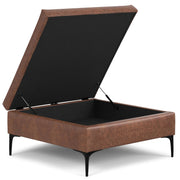 Rebecca - Multifunctional Coffee Table Storage Ottoman With Lift Up Lid - R&R Furniture Gallery (Fountain Valley, CA)