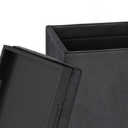 Rockwood - Upholstered Cube Storage Ottoman With Tray - R&R Furniture Gallery (Fountain Valley, CA)