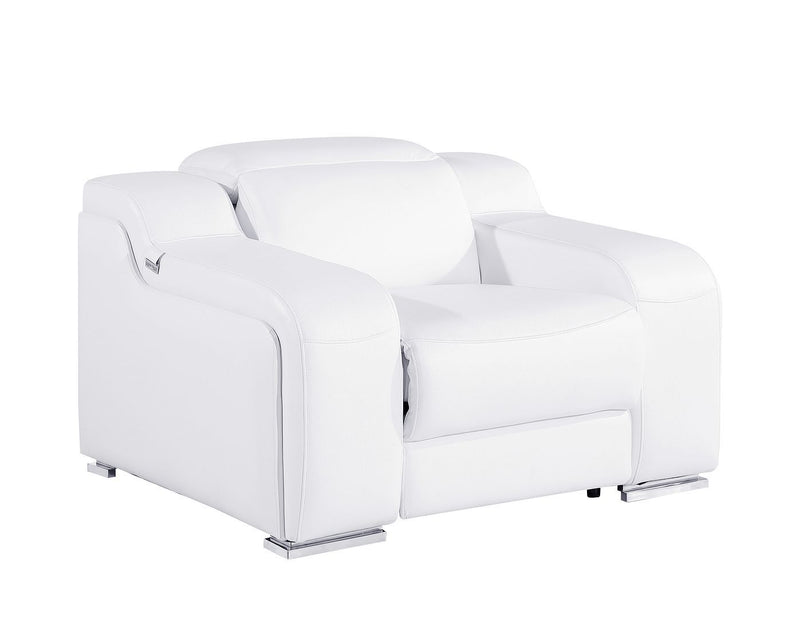 1116 - 6-Piece Modular Power Reclining Sofa, Loveseat & Chair Set In With 5 Power Recliners & Power Headrests