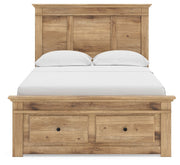 Makidern - Panel Storage Bed With Under Bed Storage Unit And Storage Footboard - R&R Furniture Gallery (Fountain Valley, CA)