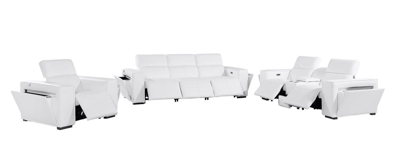 1224 - 7-Piece Modular Power Reclining Sofa, Loveseat & Chair Set In With 6 Power Recliners & Power Headrests