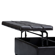 Harrison - Coffee Table Storage Ottoman - Tanners Brown - R&R Furniture Gallery (Fountain Valley, CA)