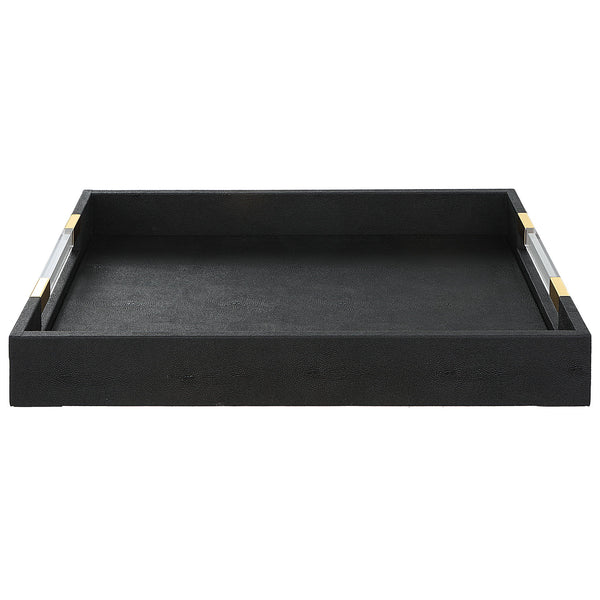 Wessex - Shagreen Tray - Black