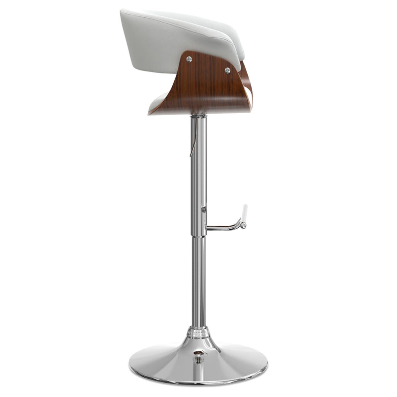 Sheldon - Upholstered Adjustable Swivel Bar Stool - R&R Furniture Gallery (Fountain Valley, CA)