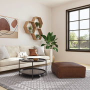 Brody - Large Square, Coffee Table Pouf - R&R Furniture Gallery (Fountain Valley, CA)
