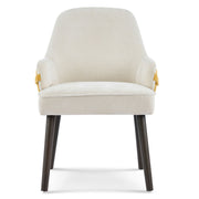 Indoor Dining Chair (Set of 2) With Sturdy Frame - Beige / Yellow - R&R Furniture Gallery (Fountain Valley, CA)