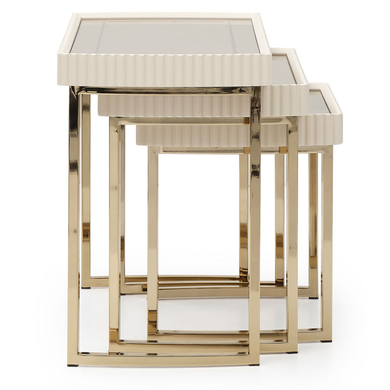 Lisbon - Nesting Tables (Set of 3) - R&R Furniture Gallery (Fountain Valley, CA)