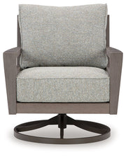 Hillside Barn - Swivel Lounge W/ Cushion - Gray / Brown - R&R Furniture Gallery (Fountain Valley, CA)