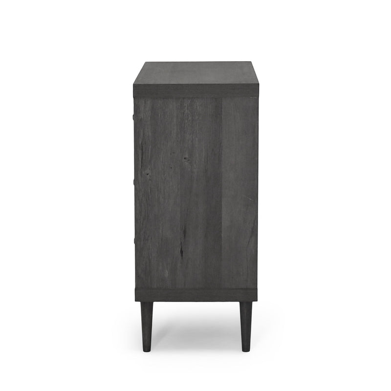Nystrom - Mid Century Modern 3 Drawer Chest - R&R Furniture Gallery (Fountain Valley, CA)