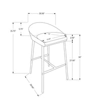 Bar Stool, Bar Height, Contemporary & Modern (Set of 2) - Gray - R&R Furniture Gallery (Fountain Valley, CA)