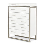 Marquee - 7-Drawer Chest - Cloud White - R&R Furniture Gallery (Fountain Valley, CA)