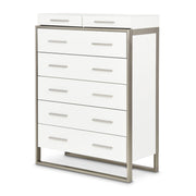 Marquee - 7-Drawer Chest - Cloud White - R&R Furniture Gallery (Fountain Valley, CA)