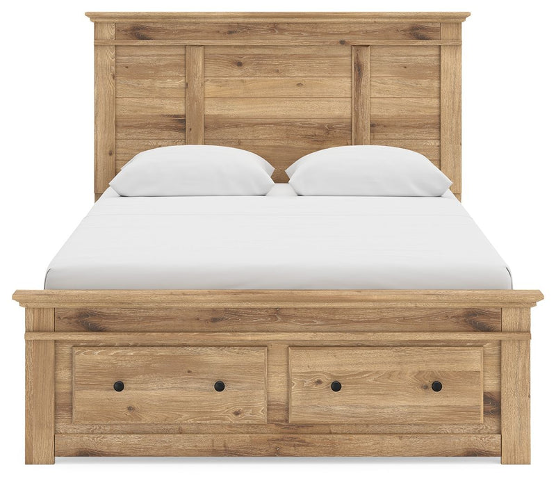 Makidern - Panel Storage Bed With Storage Footboard - R&R Furniture Gallery (Fountain Valley, CA)