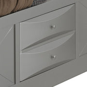 Modern Design Storage Bed With Bookcase Headboard - R&R Furniture Gallery (Fountain Valley, CA)